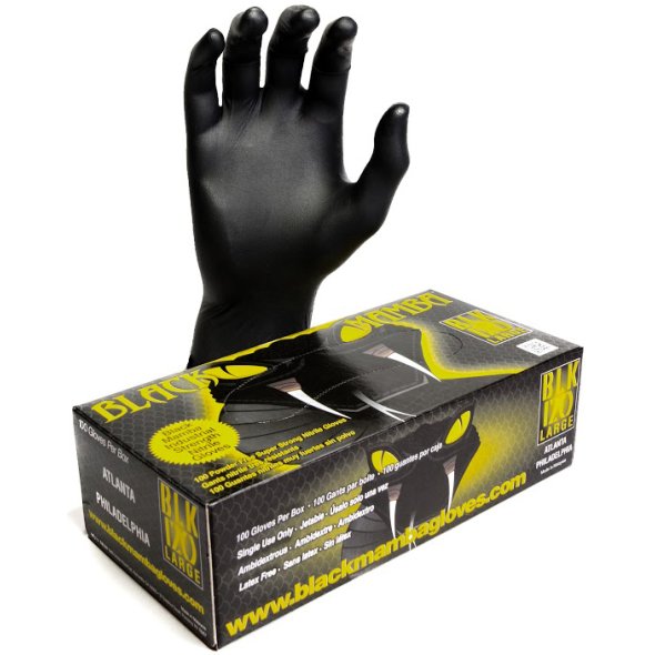Black Mamba Nitrile Gloves L ochranné rukavice velikost L