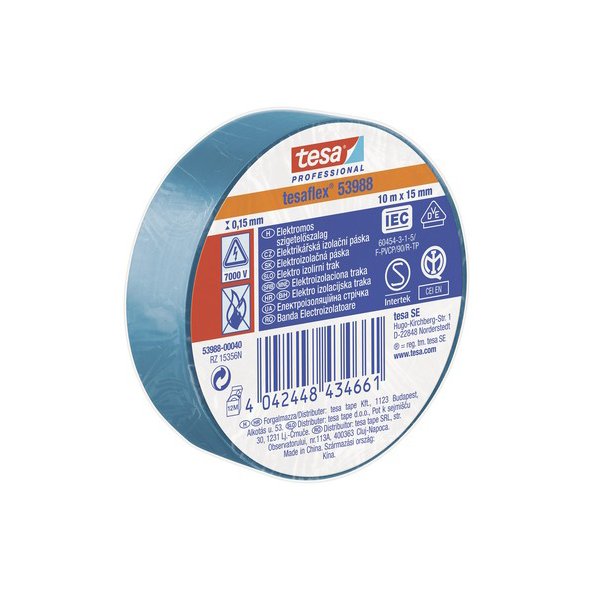 Izolační páska Tesa 53988 PVC 15/10 m modrá