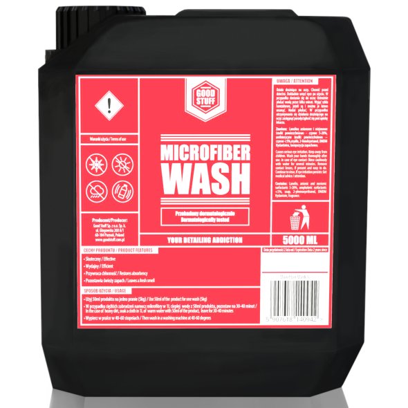 Good Stuff Microfiber Wash 5000 ml přípravek pro praní mikrovláken