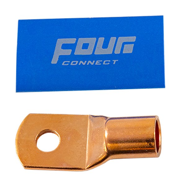 Four Connect měděné kabelové oko 50 qmm M8 blue