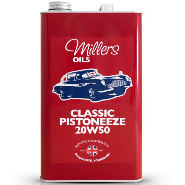 Millers Oils Classic Pistoneeze 20w50 minerální motorový olej pro veterány 5 L