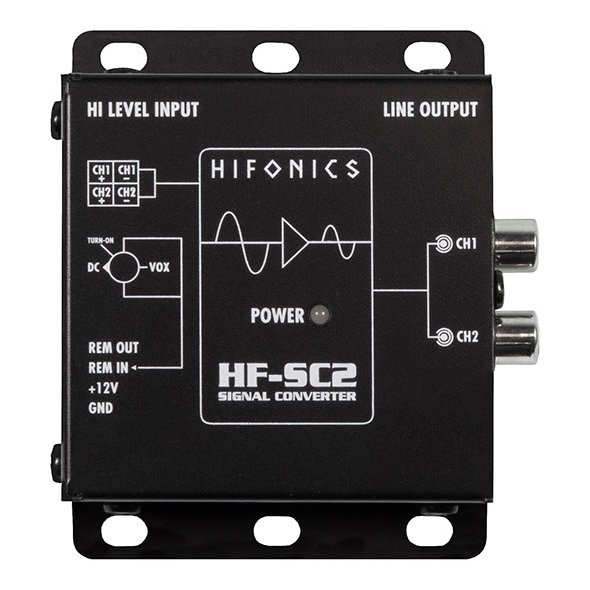 Hifonics HF-SC2 vysokoúrovnostní převodník 2ch