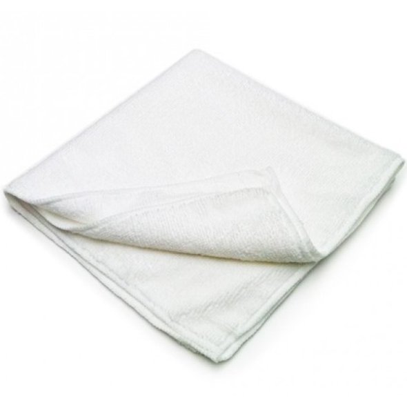 Mikrovláknová utěrka Auto Finesse Work Cloth White (40x40 cm)