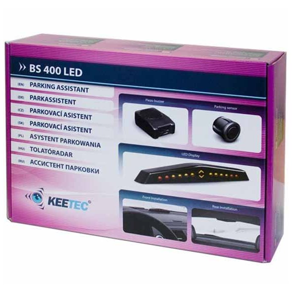 Asistent s parkovacími čidly KEETEC BS 400 LED-F